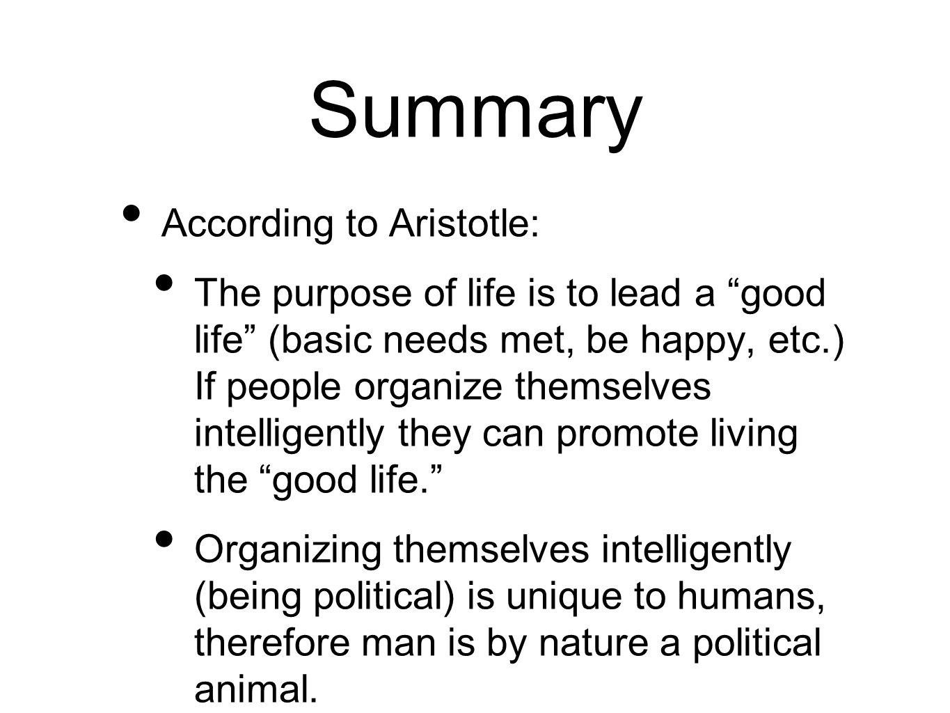 Man is by Nature a Political Animal - ppt video online download