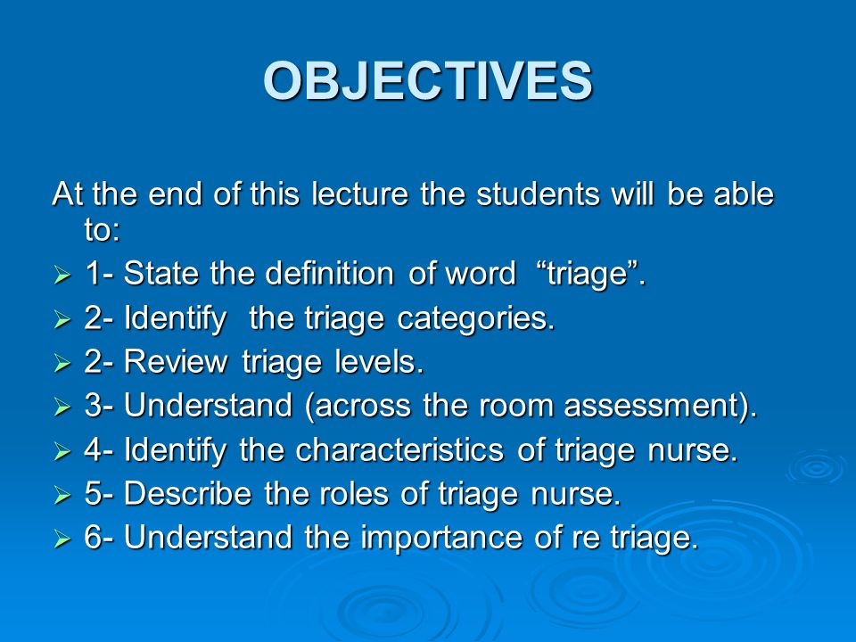 Triage In Emergency Department Ppt Video Online Download