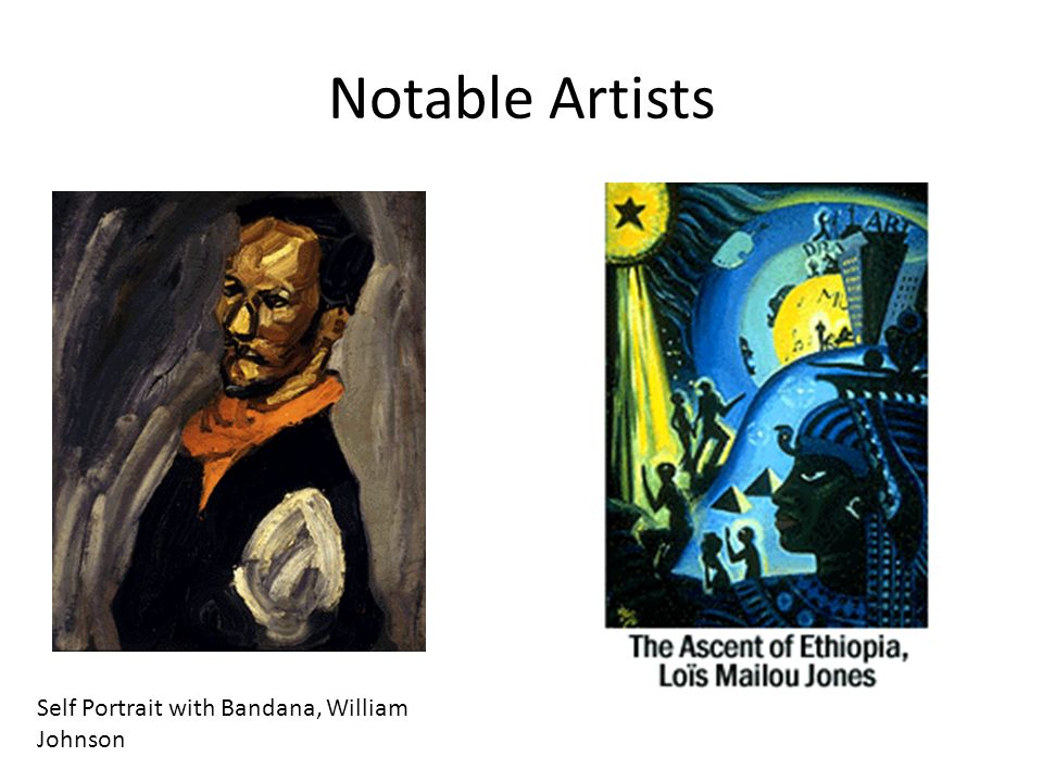 Notable Artists Self Portrait with Bandana, William Johnson