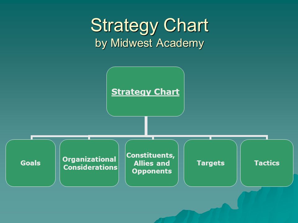 Community Organizing Strategy Chart