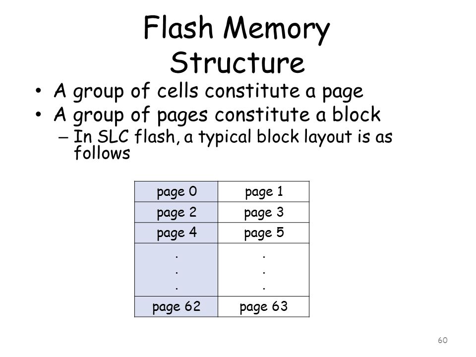 Flash Memory Structure