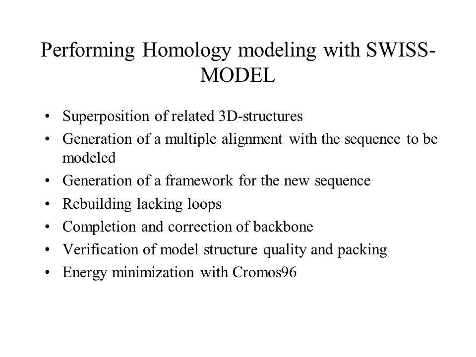 swiss model