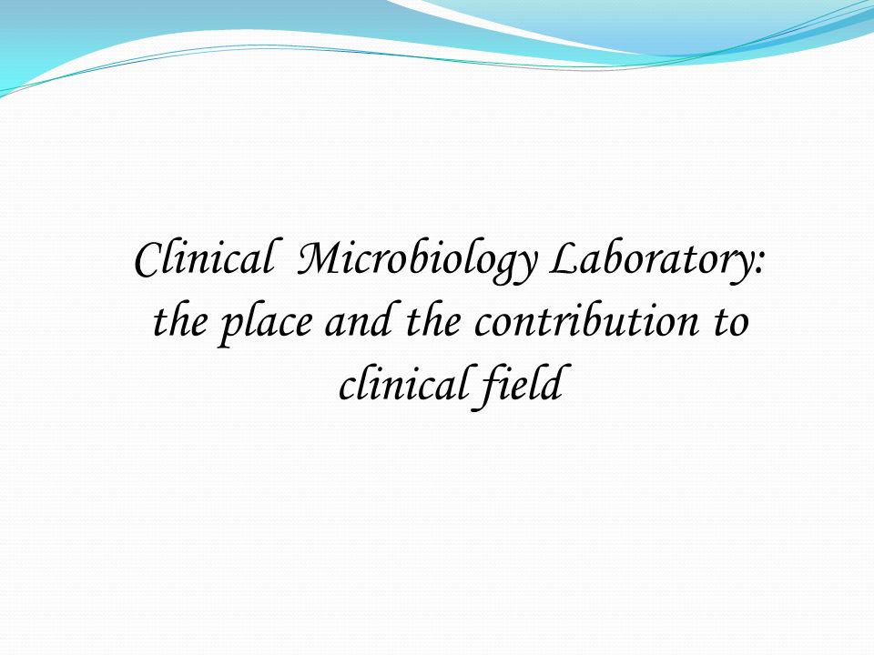 Clinical Microbiology Laboratory: the place and the contribution to clinical field