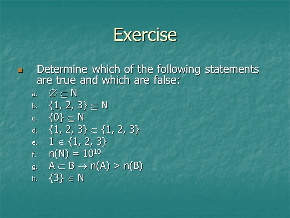 Elementary Set Theory Ppt Video Online Download