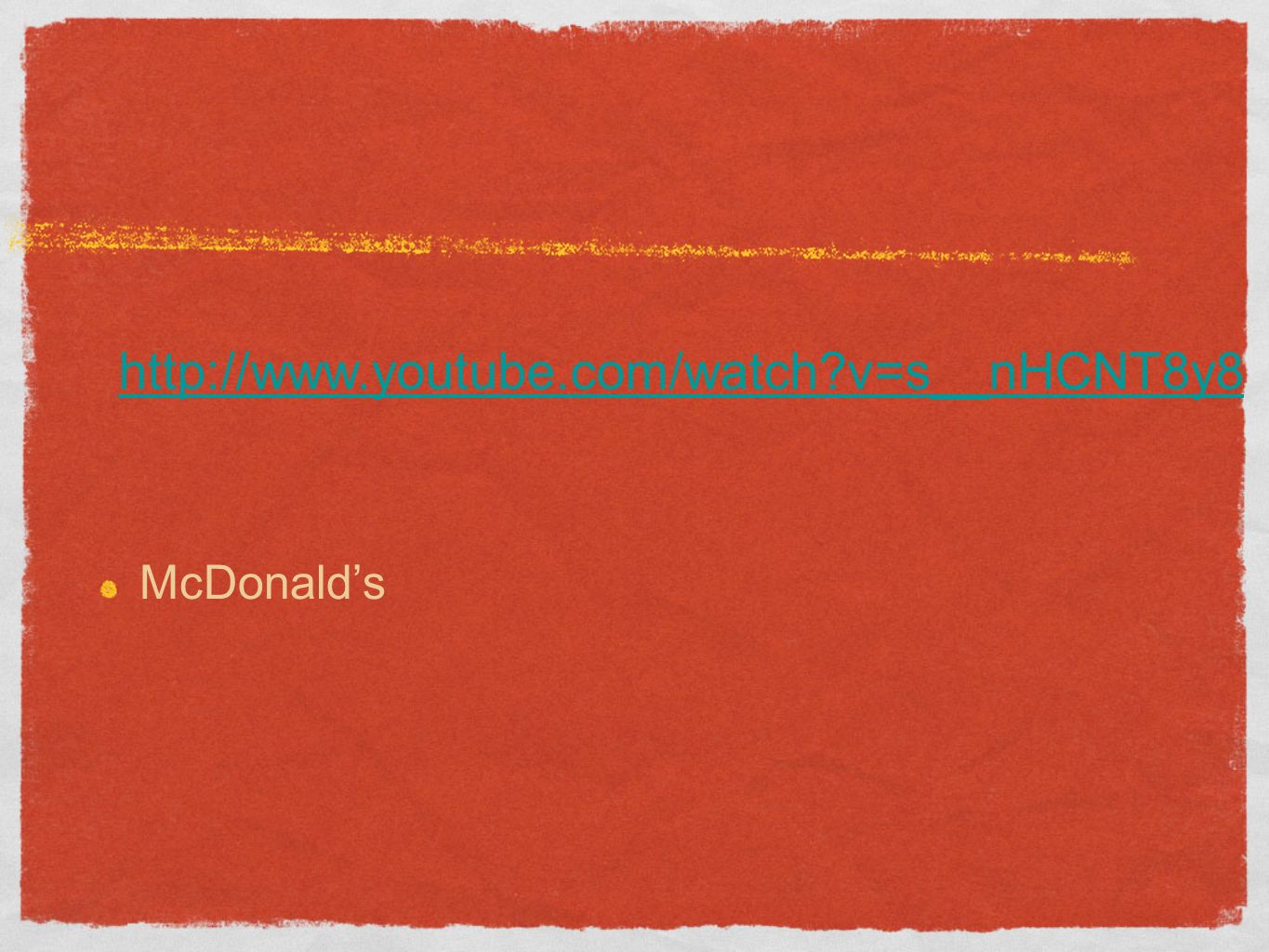 McDonald’s   v=s__nHCNT8y8