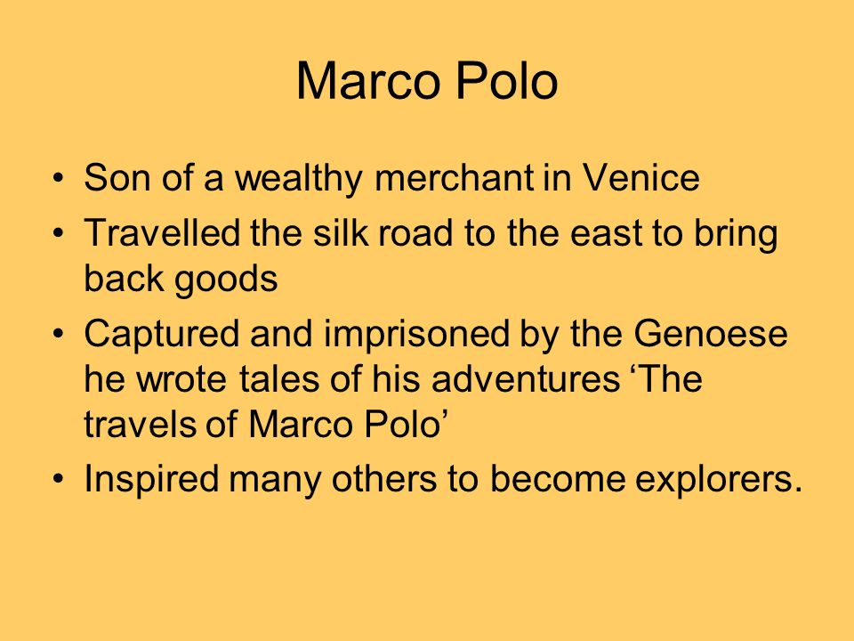 Marco Polo. - ppt download
