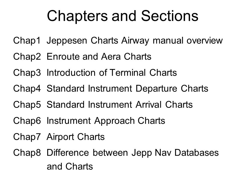 Introduction To Jeppesen Navigation Charts Book