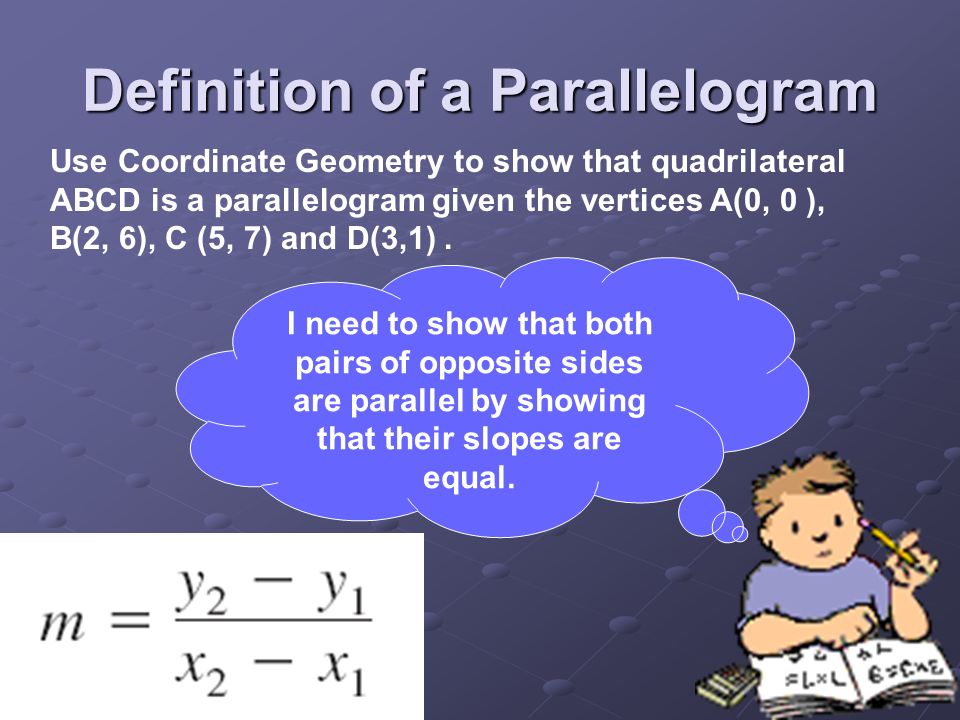 Definition of a Parallelogram
