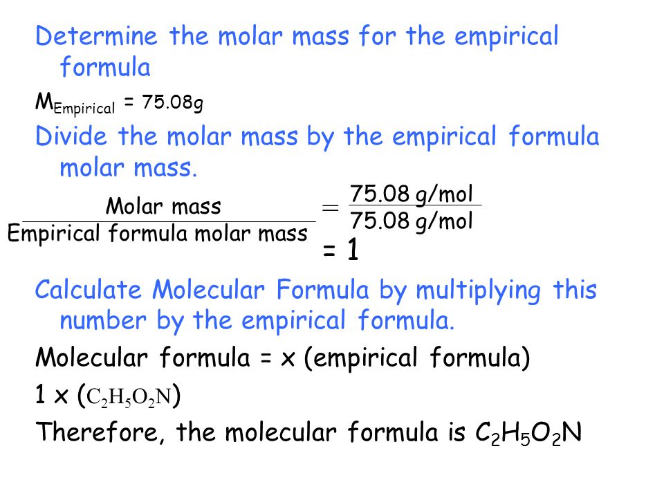 Empirical Molecular Formulas Ppt Video Online Download