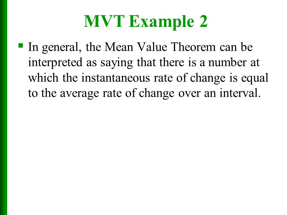 MVT Example 2