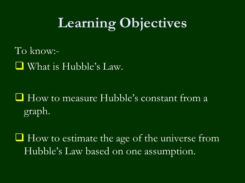 Hubble's Law Astrophysics Lesson ppt video online download