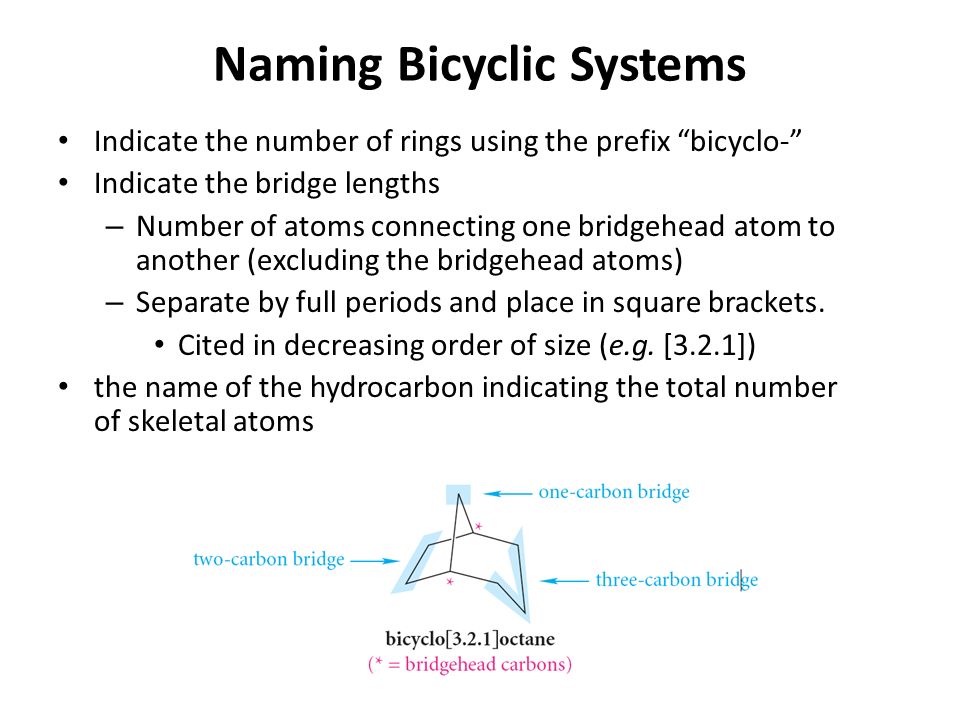 Naming Bicyclic Systems
