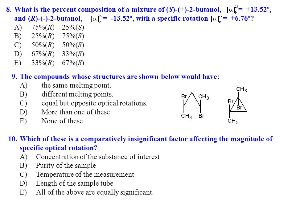 1 Which Of The Following Molecules Is Achiral A I B Ii C Iii D Ppt Video Online Download