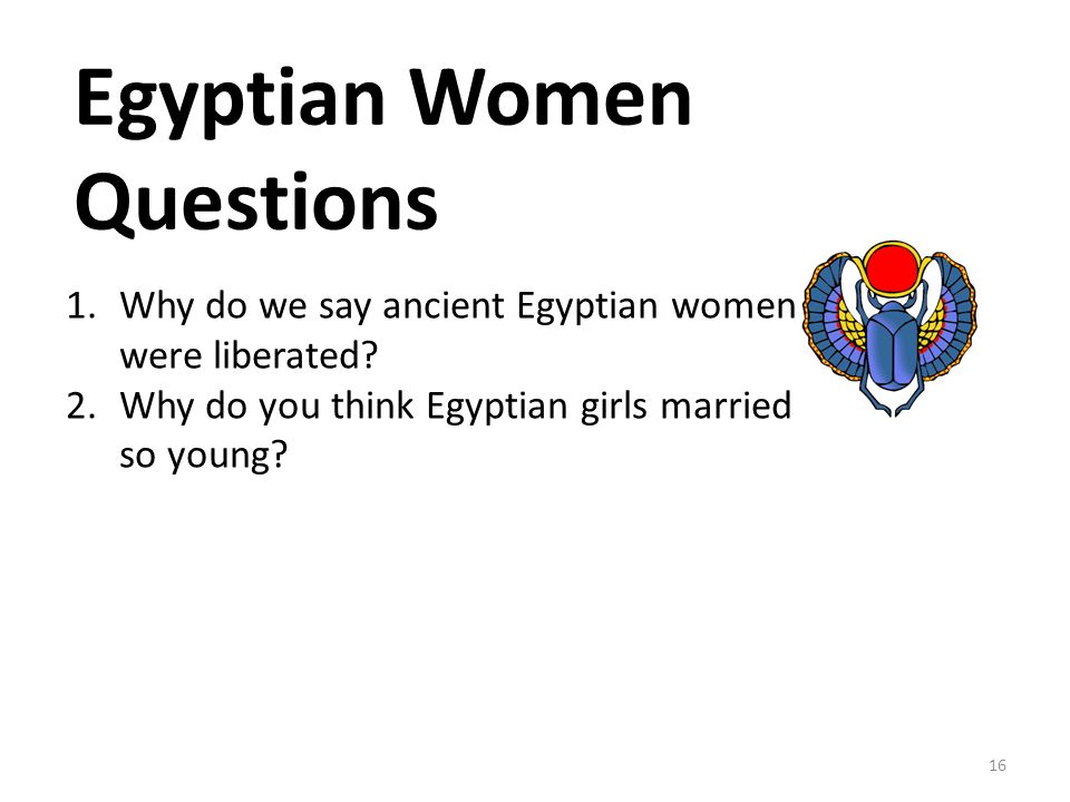 Egyptian Women Questions