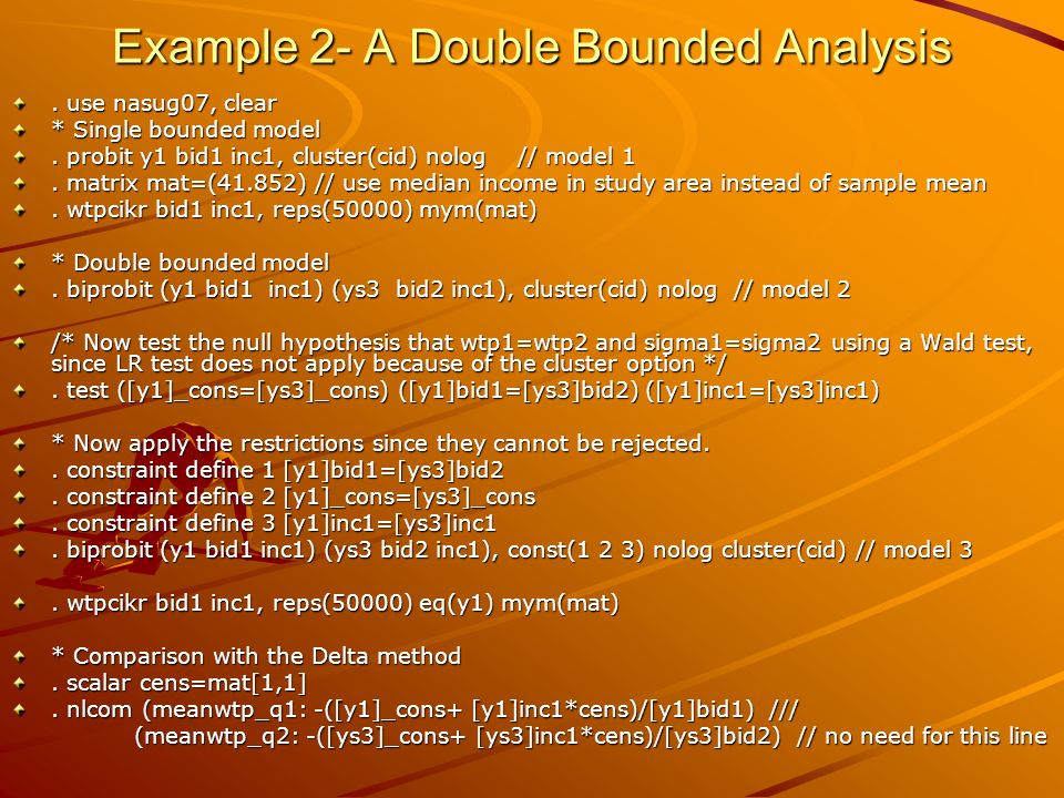 3 Distribution of Willingness to Pay for Double Bounded Form of