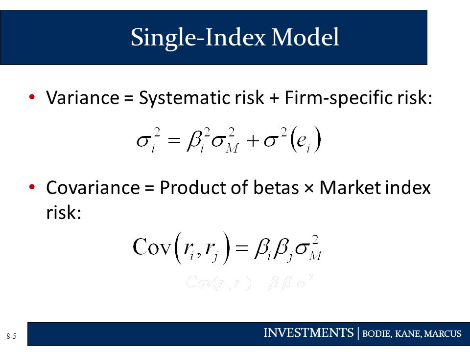 Index model investopedia single 3. sharpe