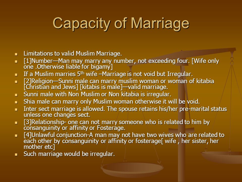 sunni marriage rules