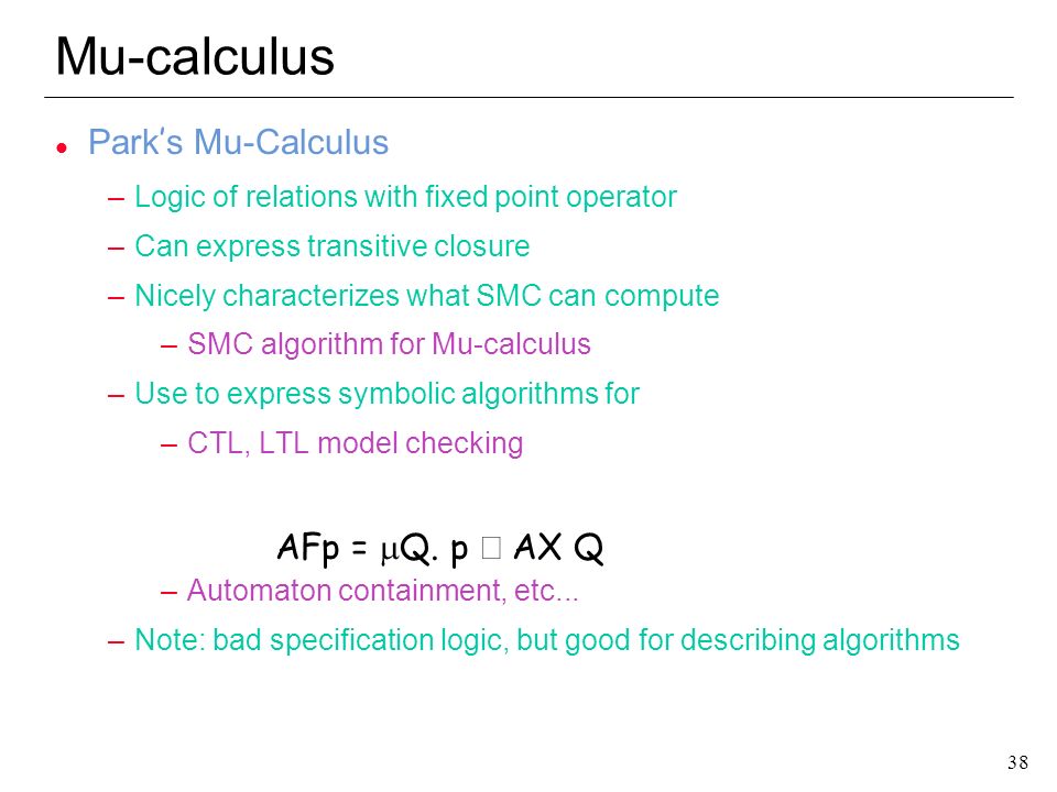 Introduction To Model Checking Ppt Download