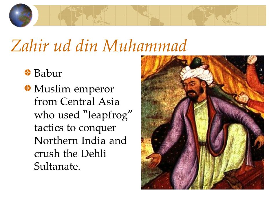 Zahir ud din Muhammad Babur