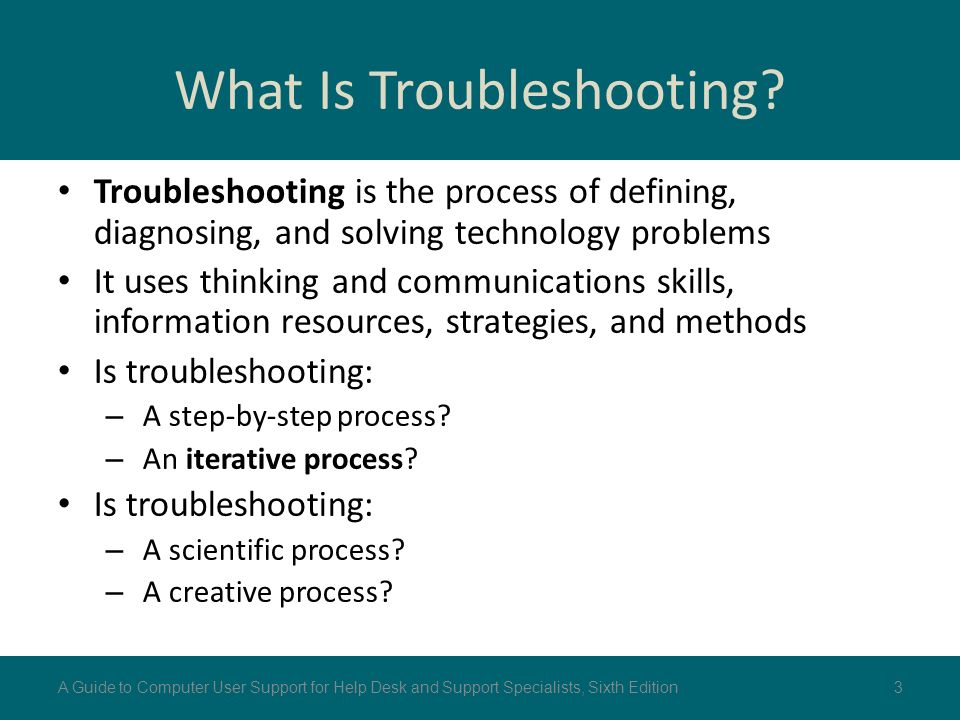 Skills For Troubleshooting Computer Problems Ppt Video Online Download