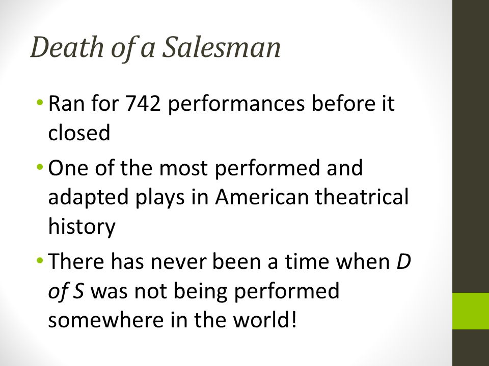 historical background of death of a salesman