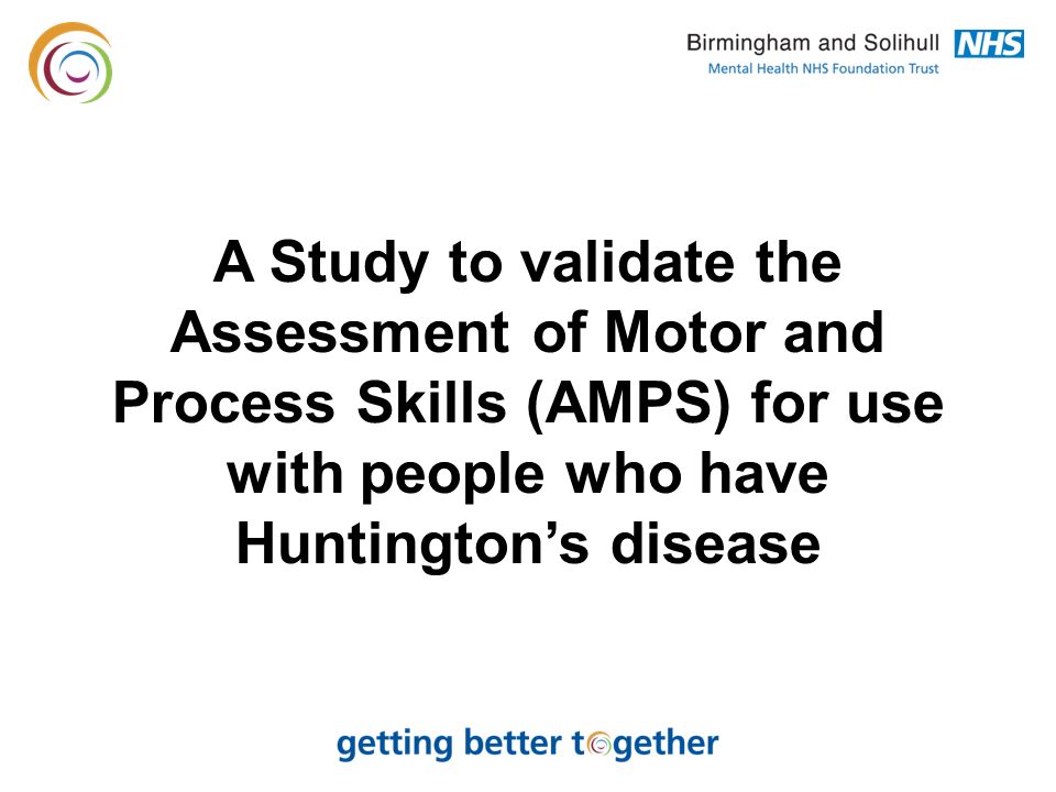 The Occupational Therapist And Huntington S Disease Ppt Video Online Download