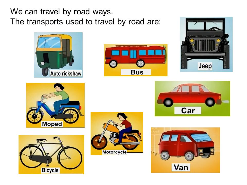 Road Transport Images For Kids