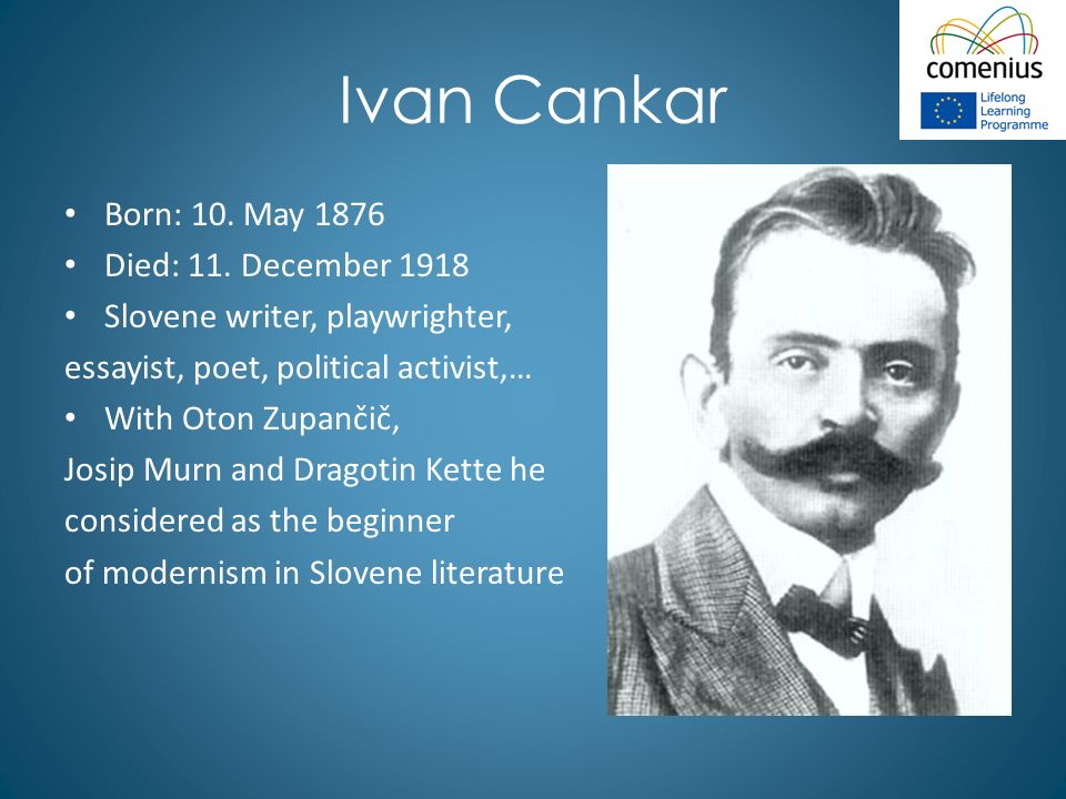 Ivan Cankar, Slovene Writer, Poet, Playwright