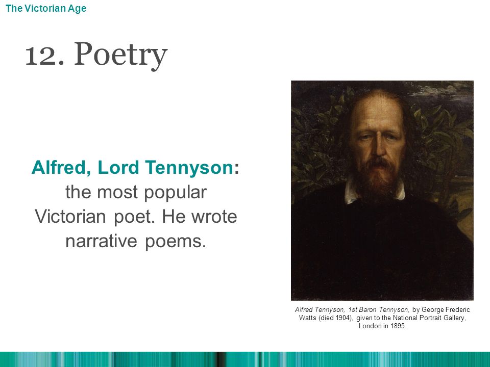 alfred tennyson as a victorian poet