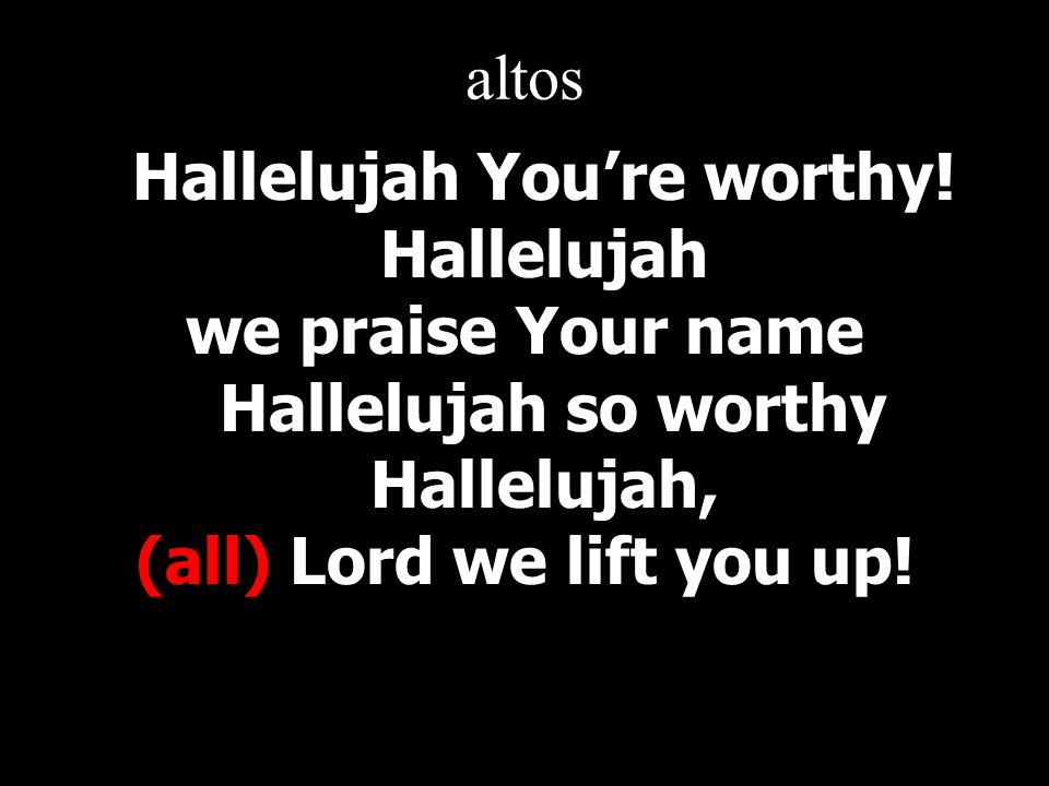 Your Name Is Worthy To Be Praised