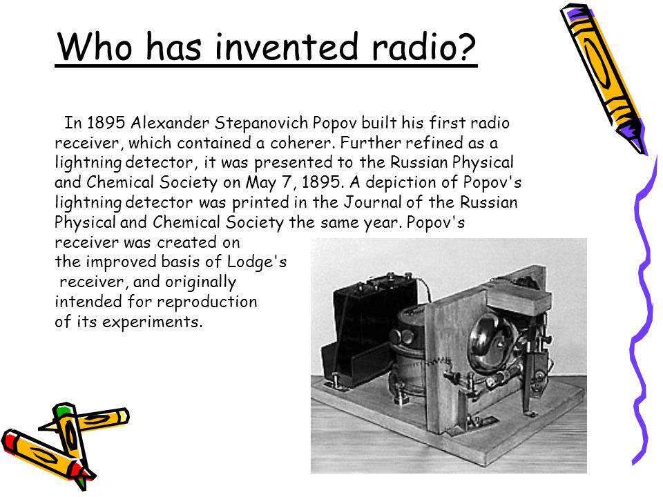 iron Counting insects Teaching The radio invention. - ppt video online download