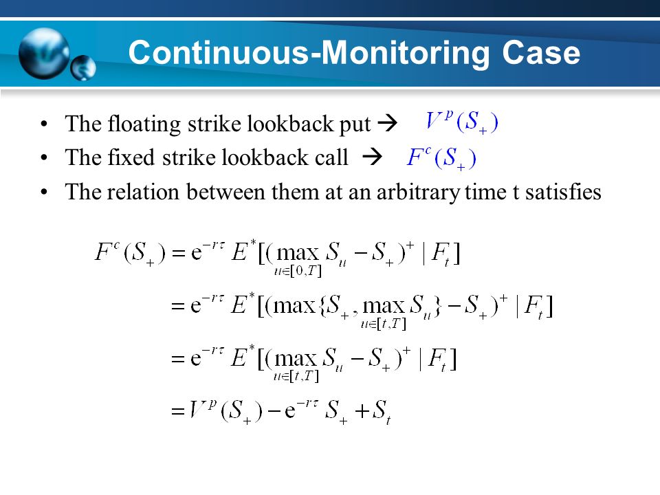 Pricing Discrete Lookback Options Under A Jump Diffusion Model - ppt video  online download