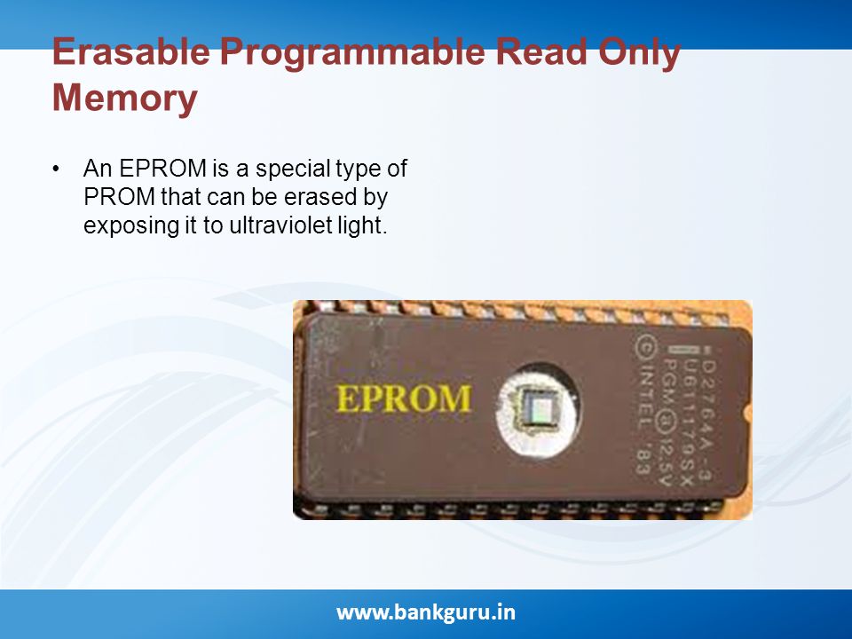 Erasable Programmable Read Only Memory