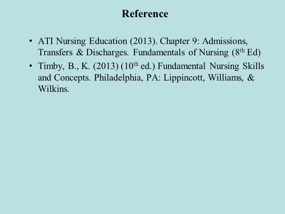 Chapter 11 Admission, Discharge, Transfer, and Referrals ppt download