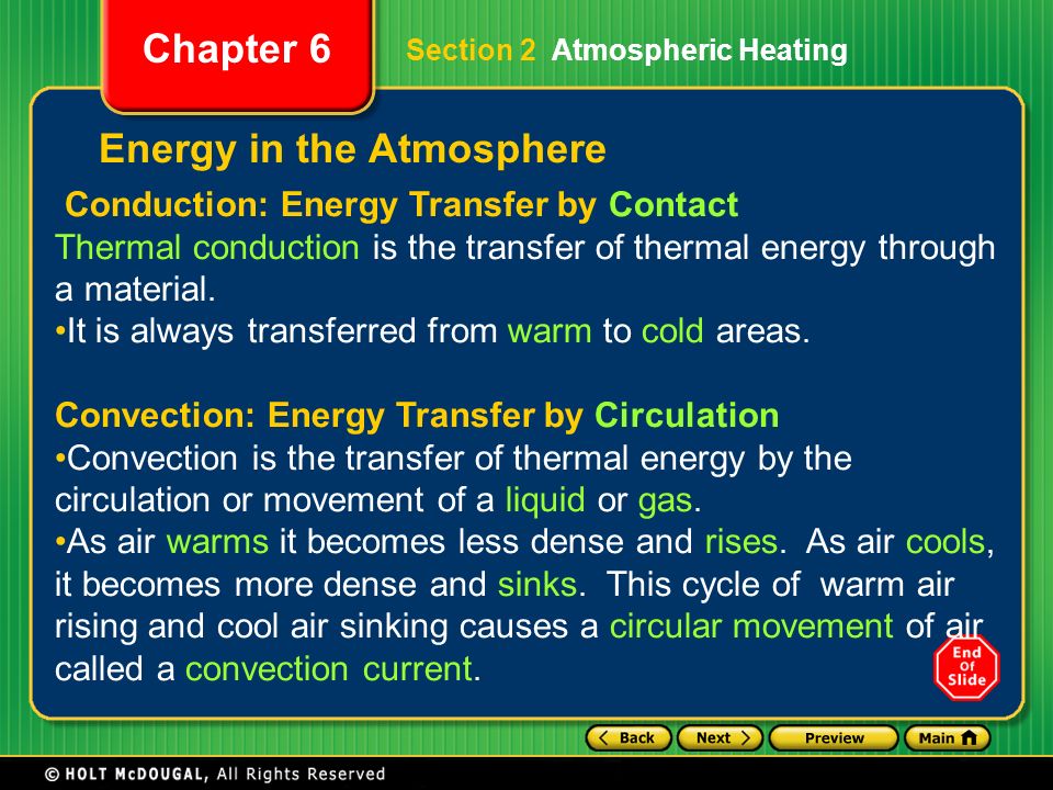 Energy in the Atmosphere
