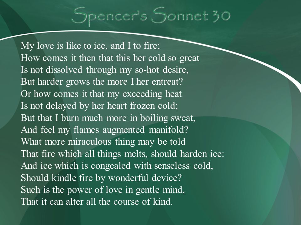 sonnet 30 literary devices