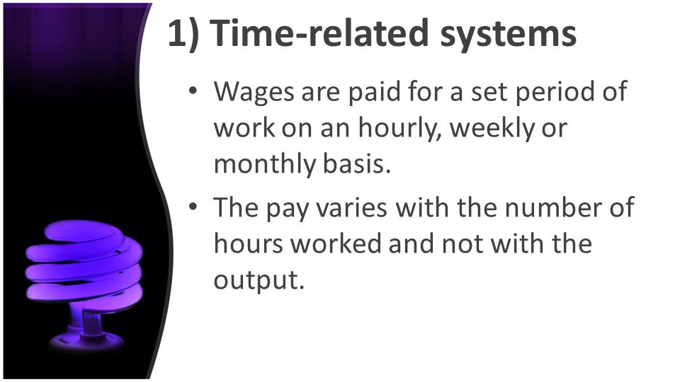 1) Time-related systems