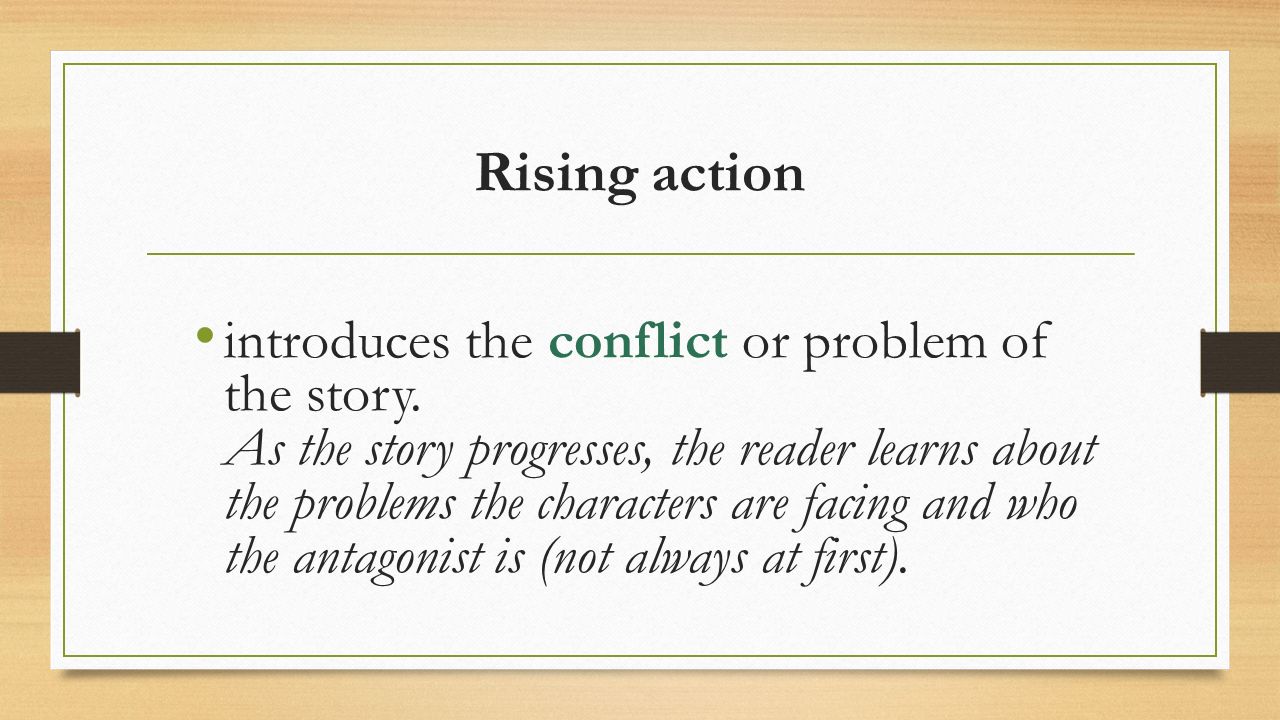 Rising Action, Definition, Characteristics & Examples - Video & Lesson  Transcript