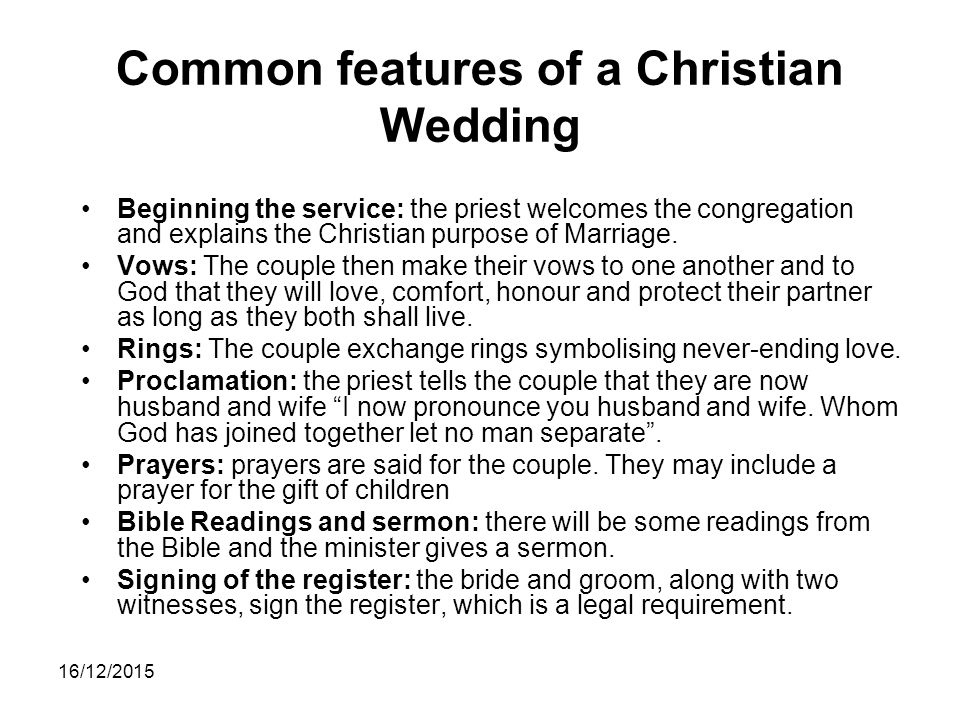 Christian Marriage Walt Ppt Video Online Download