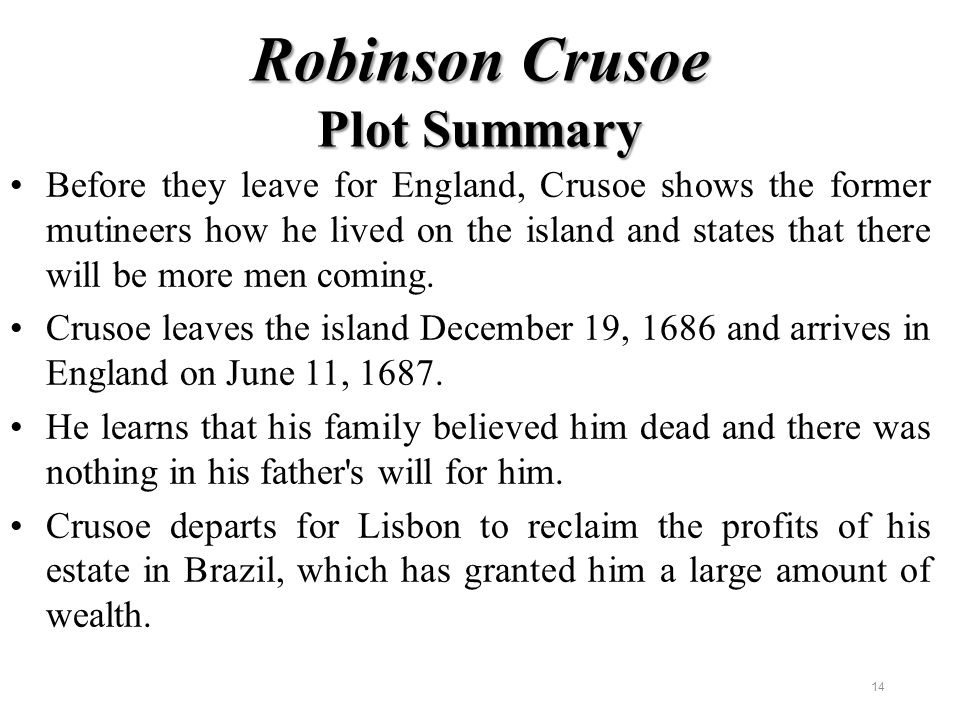 Daniel Defoe & his Robinson Crusoe - ppt video online download