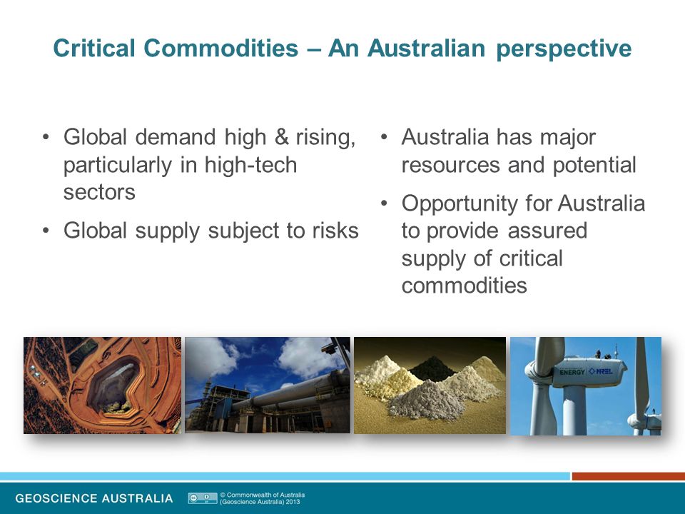 Critical Commodities – An Australian perspective