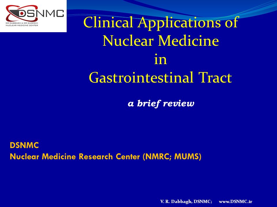 Clinical Applications of Nuclear Medicine in Gastrointestinal Tract
