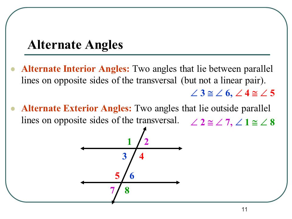 Parallel Lines And Transversals Ppt Download