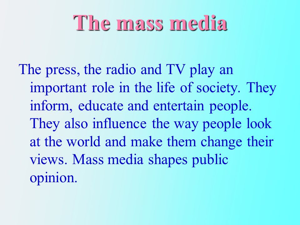 The mass media in Great Britain - ppt video online download