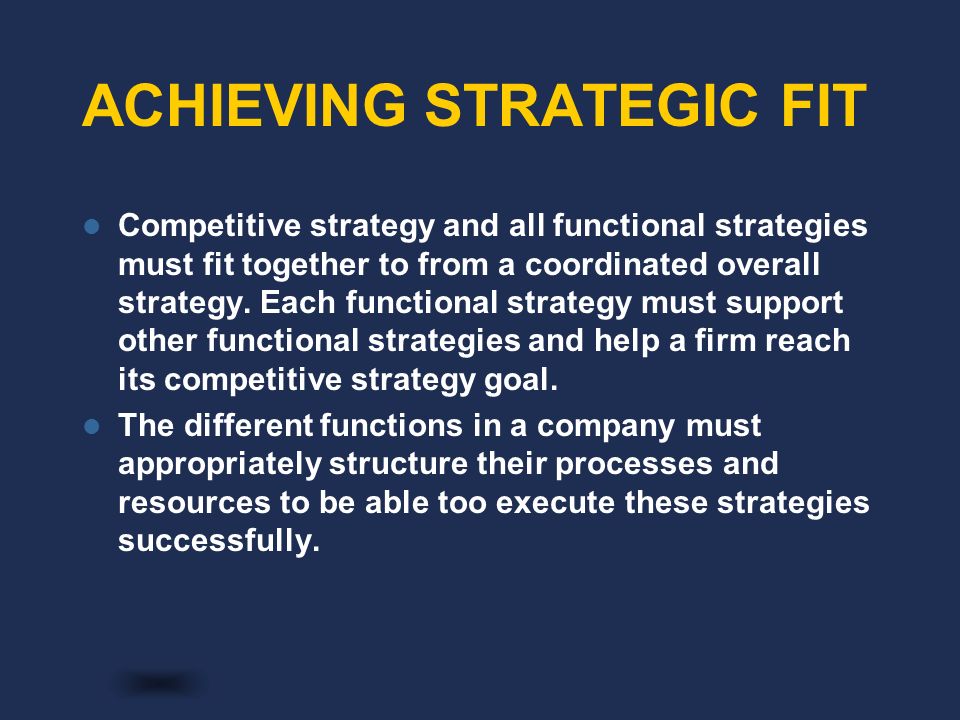 ACHIEVING STRATEGIC FIT SUPPLY CHAIN DRIVERS AND OBSTACLES - ppt video  online download