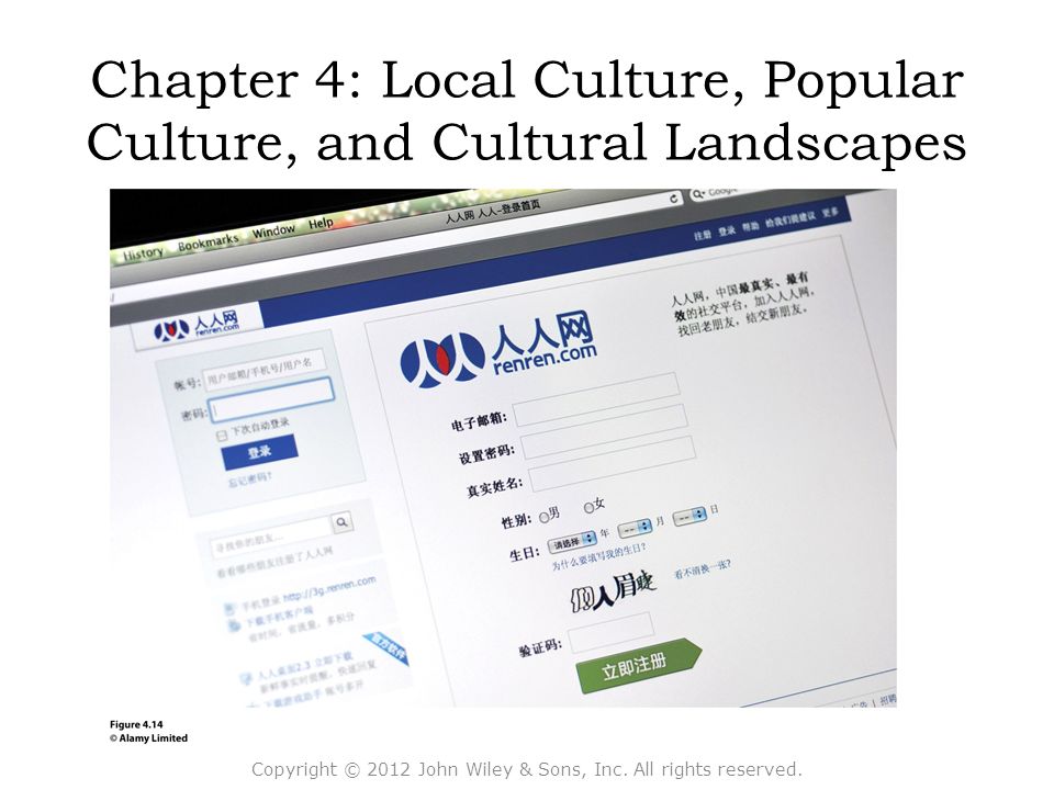 Chapter 4: Local Culture, Popular Culture, And Cultural Landscapes ...