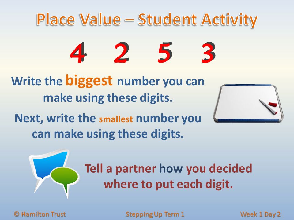 Place Value – Student Activity
