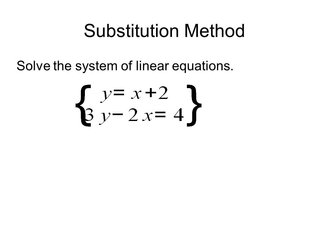 Solve the system of linear equations.
