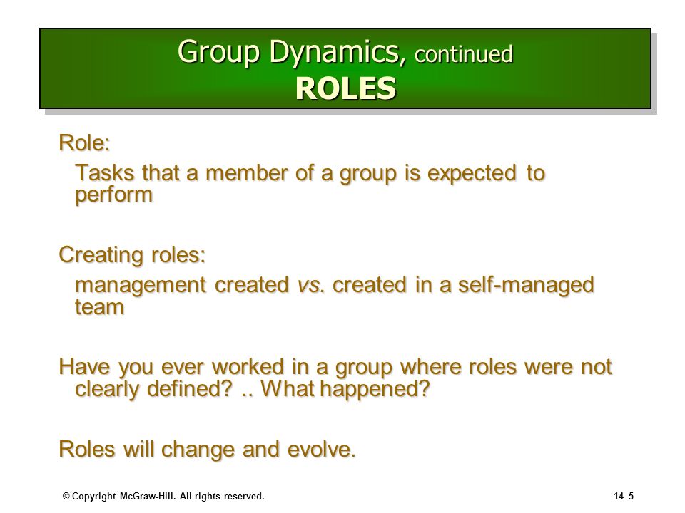 group dynamics ppt