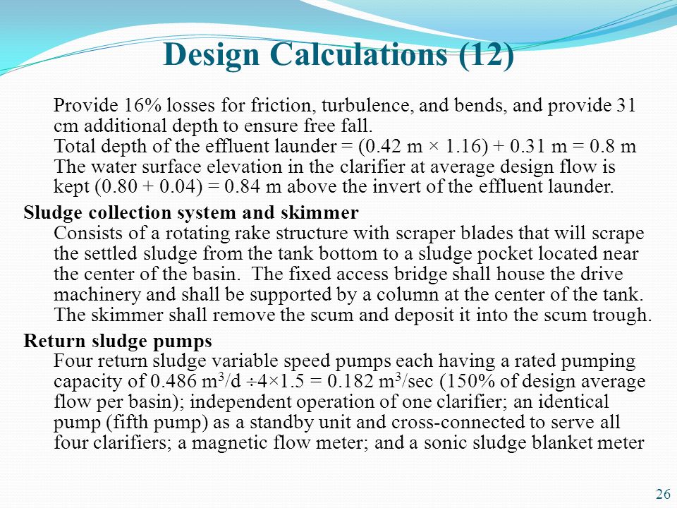 Design Calculations (12)